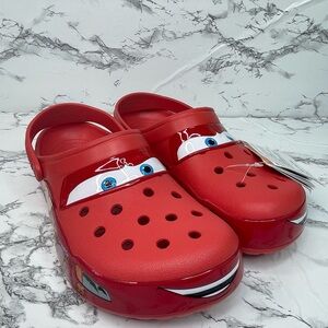 NEW Crocs Classic Clog Disney Pixar Cars Lightning McQueen Men Size 8 205759-610